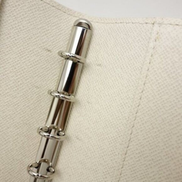 Authentic Louis Vuitton Ring Agenda Cover PM Passport Holder Planner Epi Leather - Picture 7 of 11